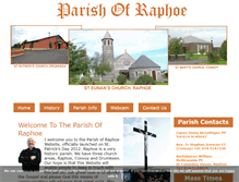 Tablet Screenshot of parishofraphoe.com